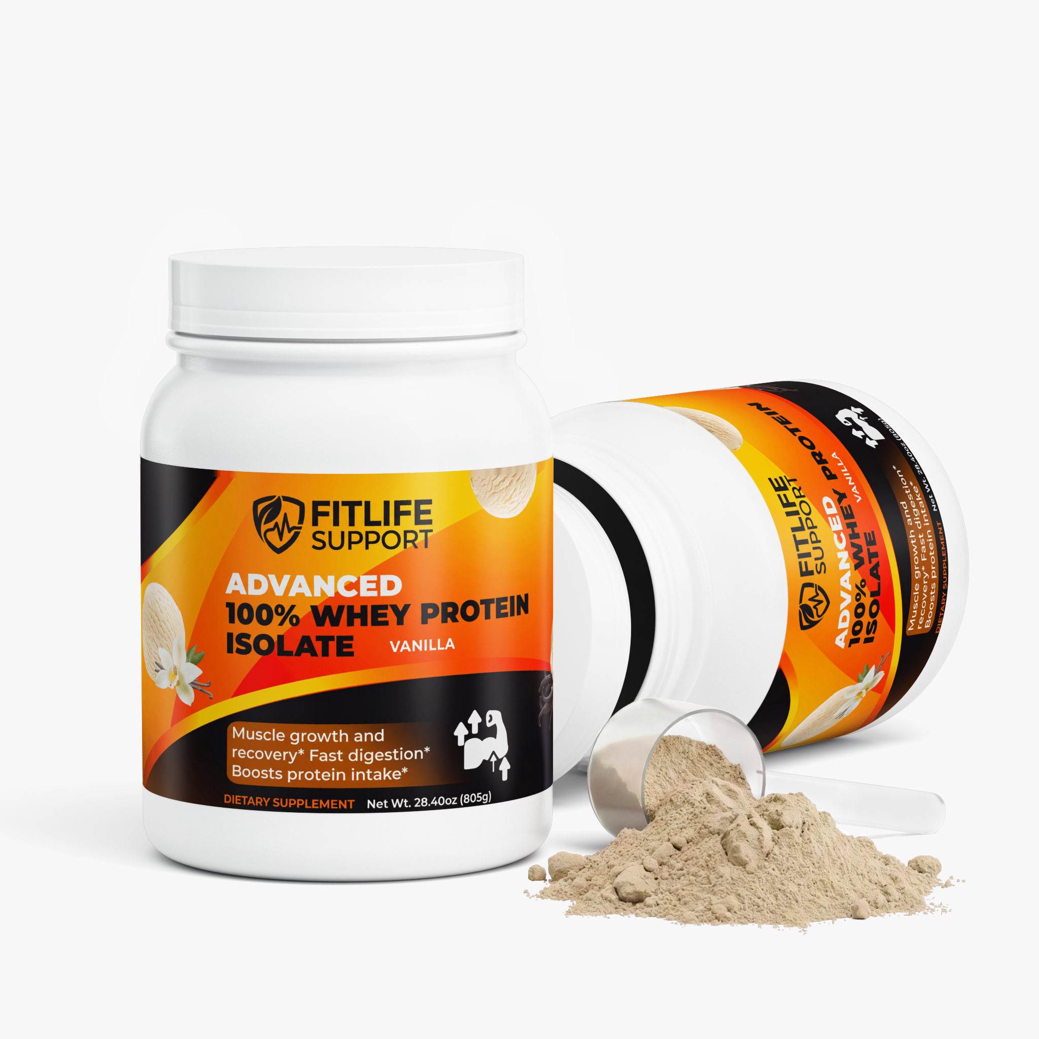 Advanced 100% Whey Protein Isolate Vanilla — Muscle Growth & Recovery